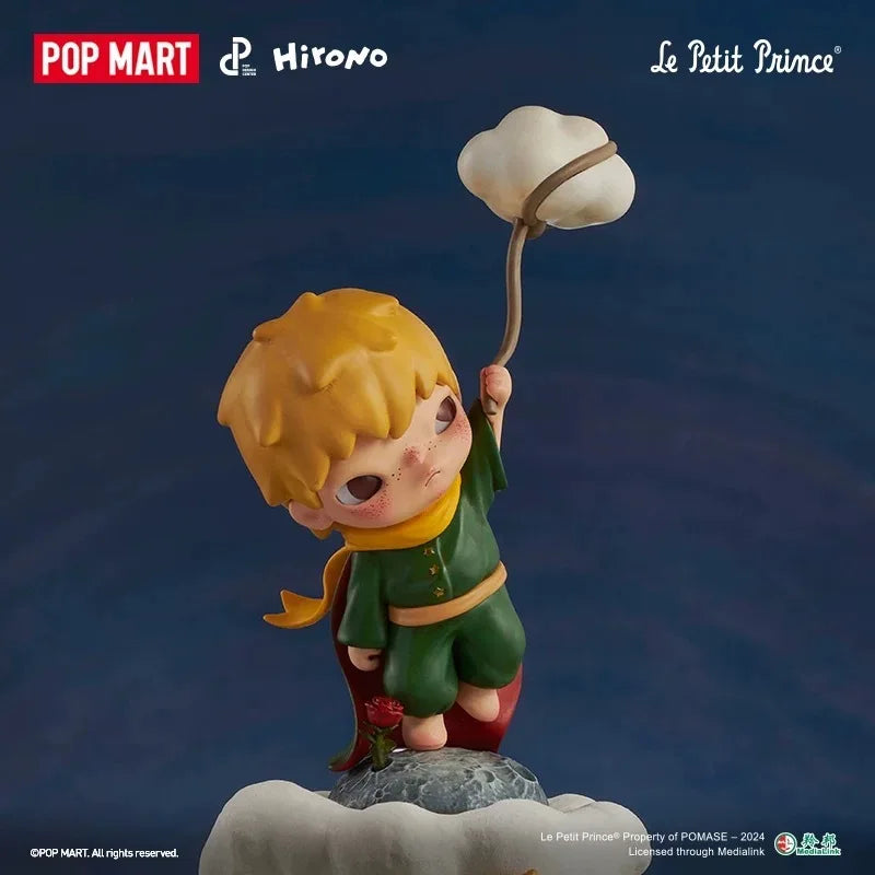 Figurine officielle authentique POP MART Hirono × Le Petit Prince, boîte mystérieuse, jouet mignon, boîte aveugle, cadeaux de vacances pour enfants