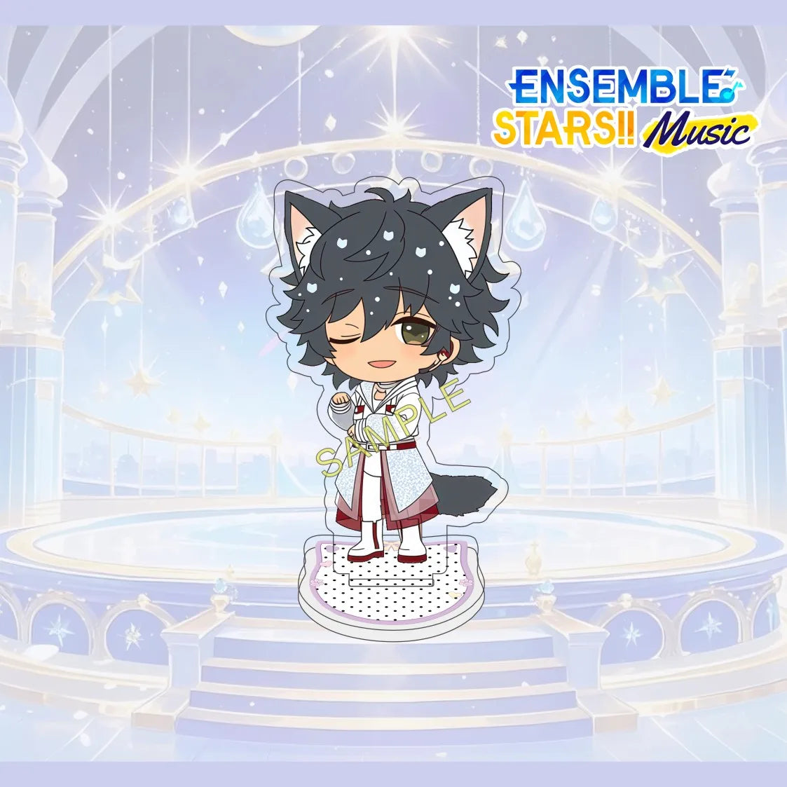 Figurine Acrylique 10 cm Ensemble Stars (Anime Game) – Personnage Complet Mignon – Décoration de Bureau – Collection Fan – Cadeau – Porte-clés