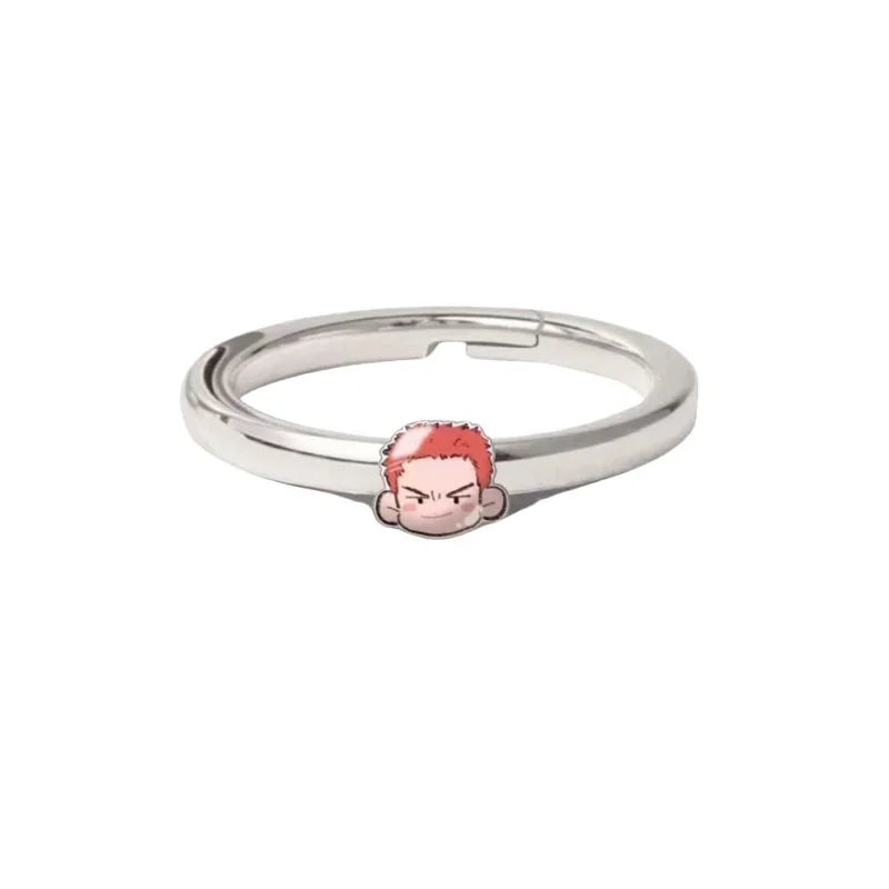 Haikyuu!! Kageyama KozumeKENMAS HinMiShoyo-Bague Ajustable pour Couple, Bijoux Périphpopularité Originaux, Cadeau d'Anniversaire