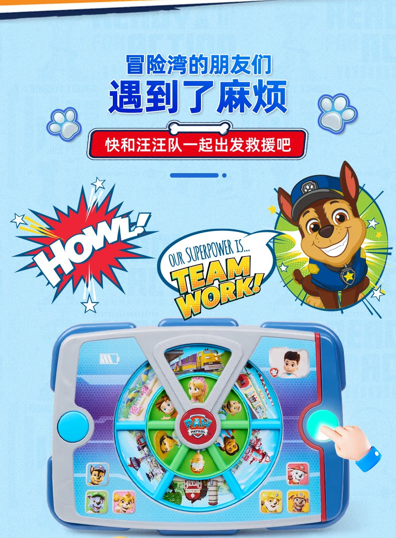 Jouet interactif Original PAW Patrol Rescue Mission Pup Pad avec lumières sons et musique, jeu de simulation, jouets pour enfants pour garçons et filles