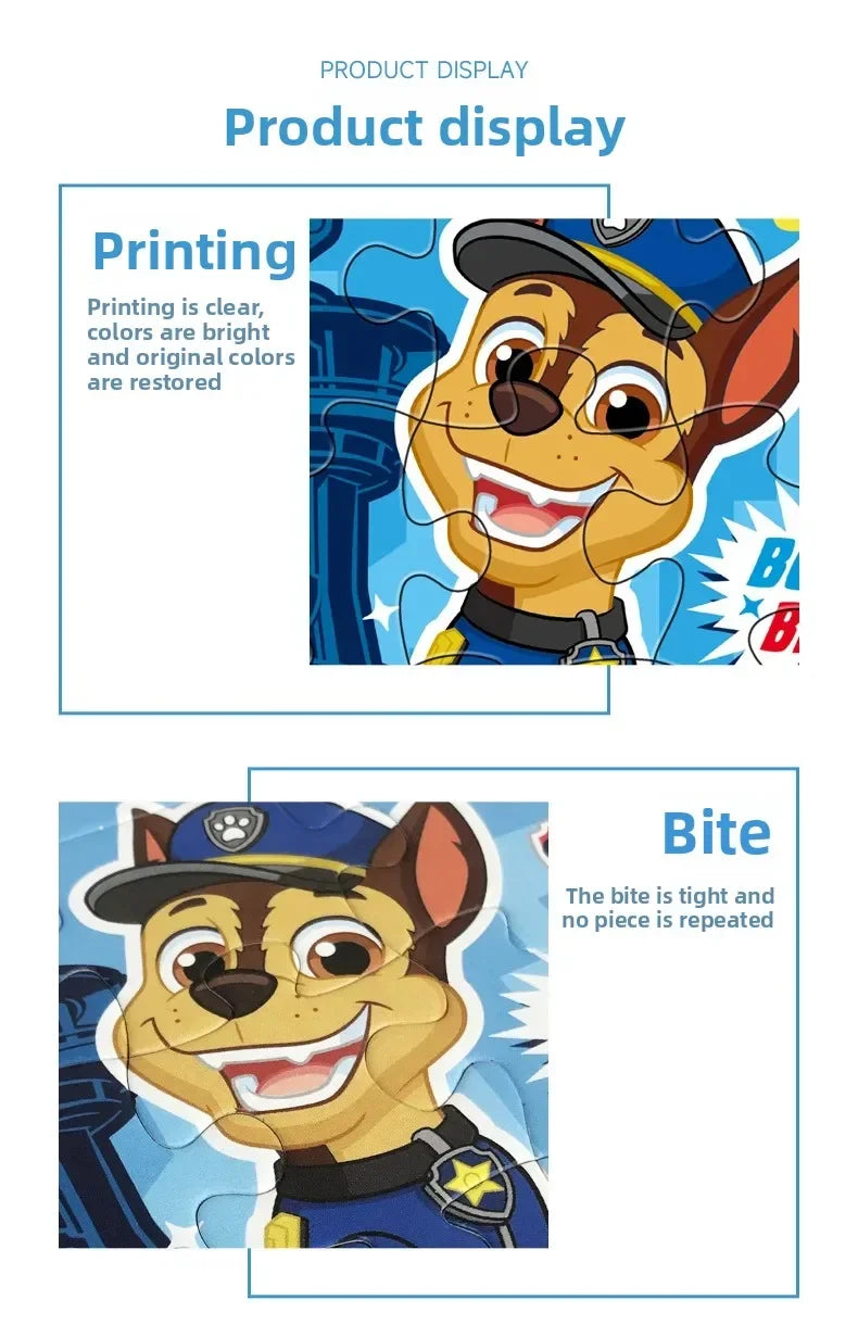 PAW PATROL Great Achievement Puzzle – Puzzle en papier pour enfants de 3 à 6 ans – Plan d'éducation préscolaire pour garçons et filles – Jouets