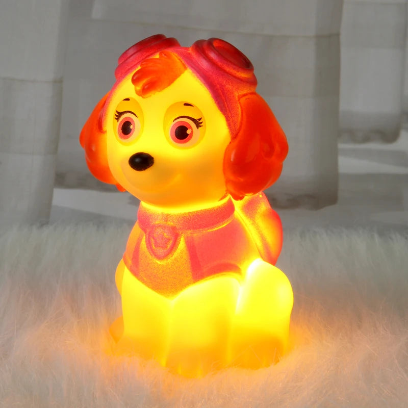 Veilleuse Pat' Patrouille : Jouet Amusant et Mignon, Lampe de Chevet Créative Lumineuse, Motif Adorable, Décoration de Chambre à Coucher, Ornement, Cadeau