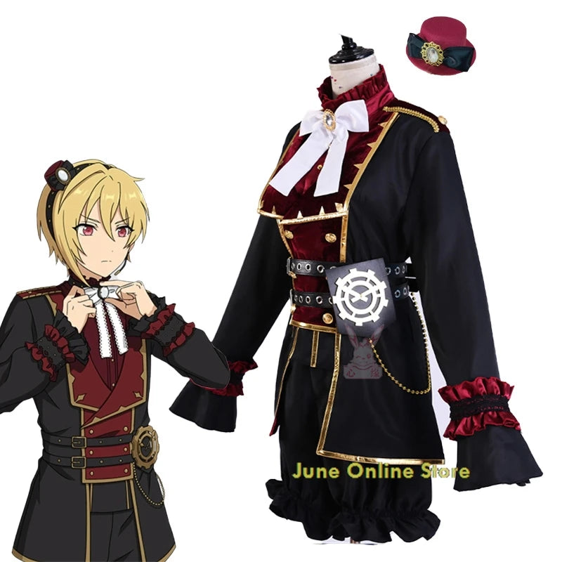 Ensemble étoiles Valkyrie Nito Nazuna, Costume de Cosplay, perruque de théâtre, uniforme élégant, Costume de chant sur scène, Costume de jeu de rôle d'halloween