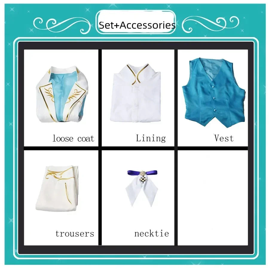 Anime Ensemble étoiles équipe Fine Tenshouin Eichi Hibiki Wataru Fushimi Yuzuru Tori Himemiya Cosplay Costume pour unisexe