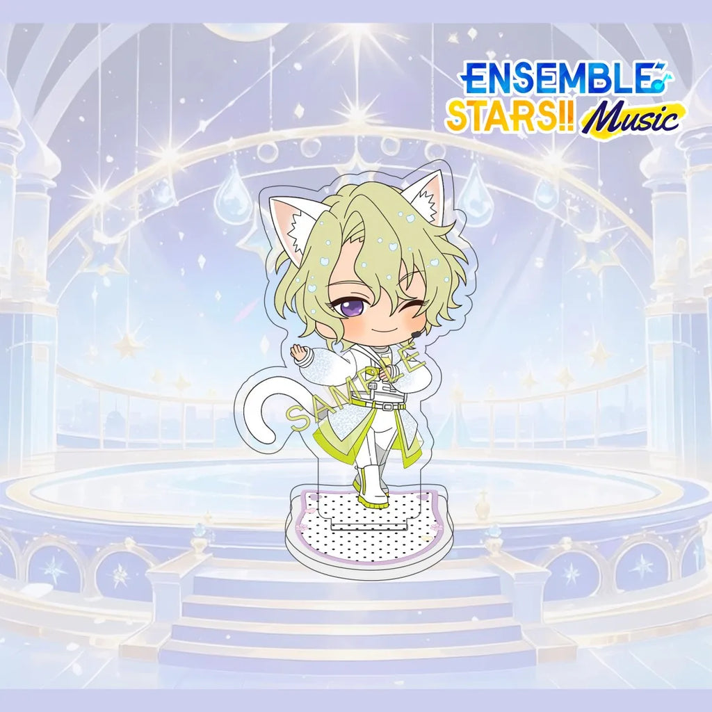 Figurine Acrylique 10 cm Ensemble Stars (Anime Game) – Personnage Complet Mignon – Décoration de Bureau – Collection Fan – Cadeau – Porte-clés