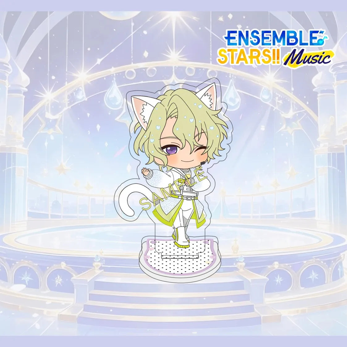 Figurine Acrylique 10 cm Ensemble Stars (Anime Game) – Personnage Complet Mignon – Décoration de Bureau – Collection Fan – Cadeau – Porte-clés