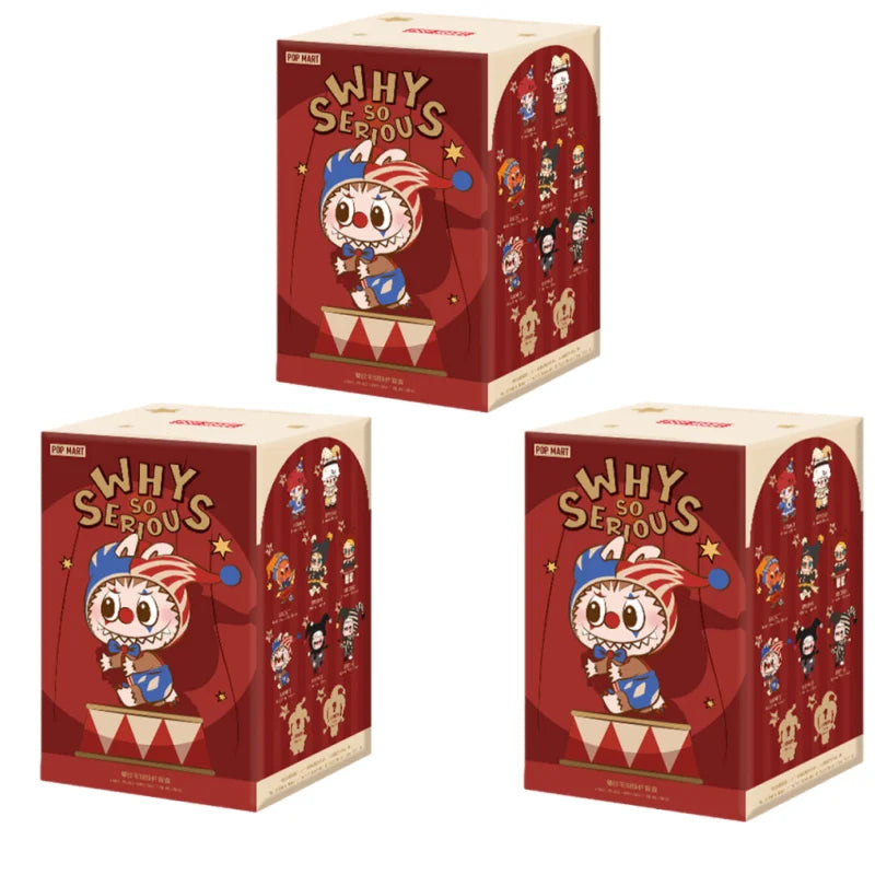 POP MART Original WHY SO SERIOUS Series Vinyl Dolls Mystery Blind Boxes Ornament Figurines For Desktop Decoration Birthday Gifts