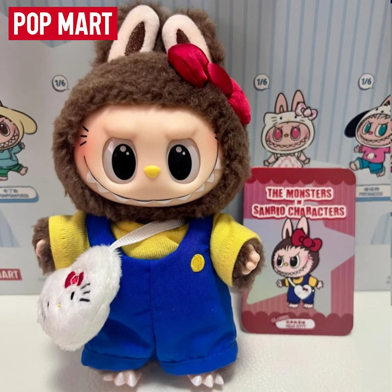LABUBU Série de collaboration Sanrio, mignon et adorable, un article classique et de haute qualité, parfait pour les cadeaux de Noël mystère