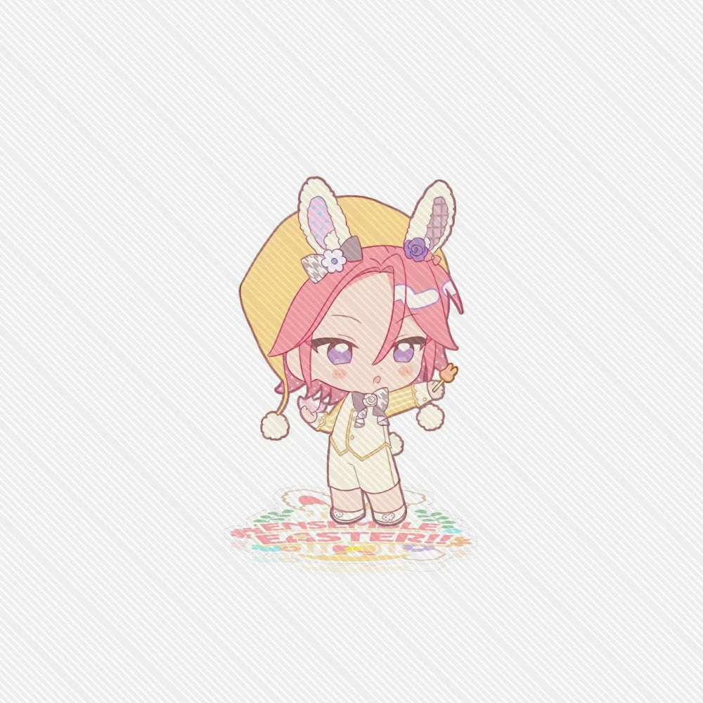 10CM Game Ensemble Stars!! Modèle de support en acrylique de Pâques, décoration de bureau, personnages de cosplay, accessoires d'ornement, bons cadeaux de Noël