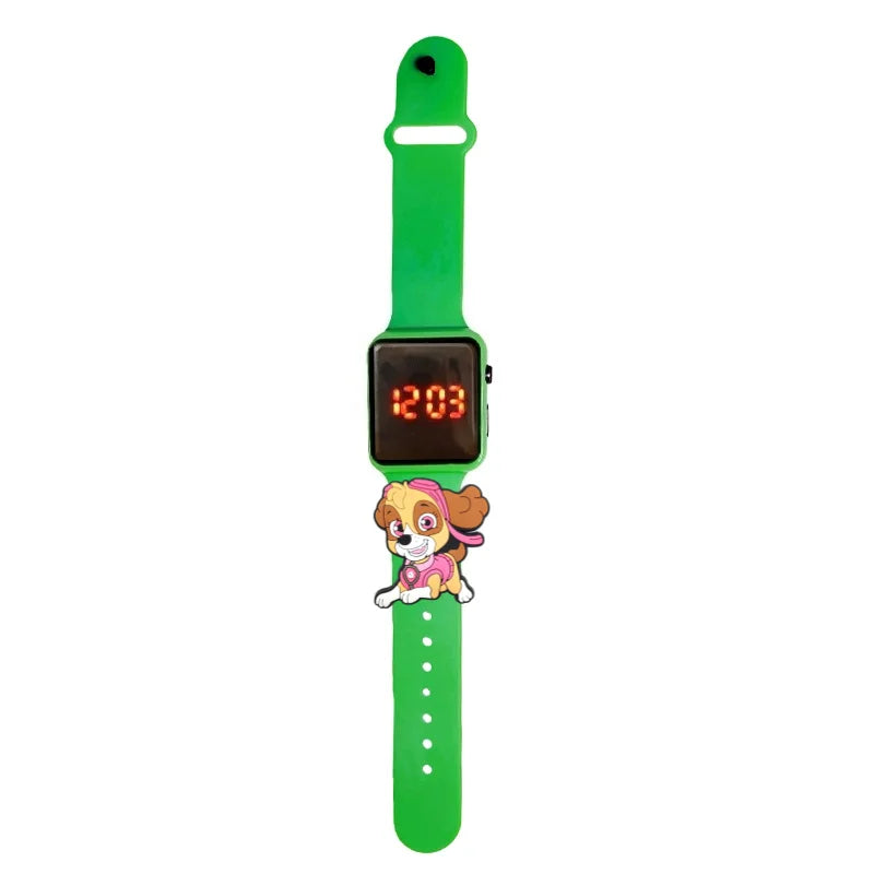 Dessin animé patte patrouille enfants montre montres de mode électronique affichage LED numérique montres étanche cadeau de vacances enfants montres