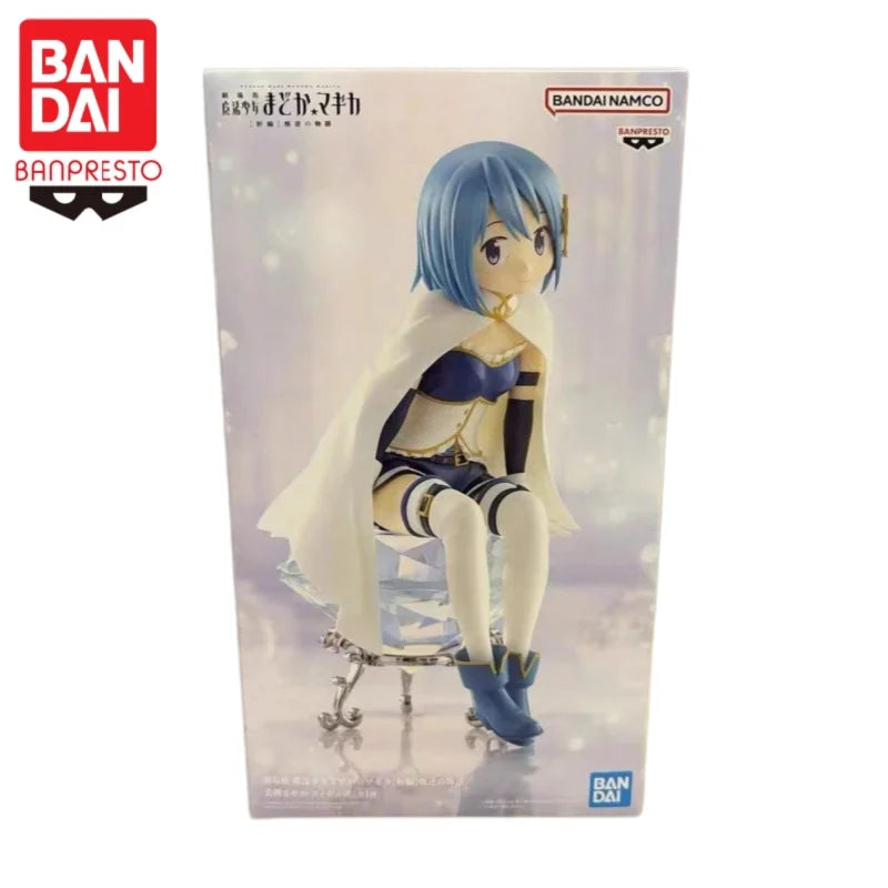 En stock, figurines originales Bandai Puella Magi Madoka Magica Kaname Madoka Miki Sayaka Rebellious Stories, modèles de personnages d'anime, jouets cadeaux