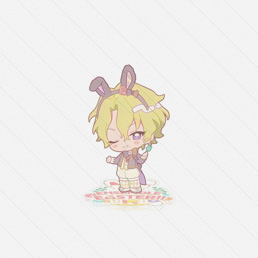 10CM Game Ensemble Stars!! Modèle de support en acrylique de Pâques, décoration de bureau, personnages de cosplay, accessoires d'ornement, bons cadeaux de Noël