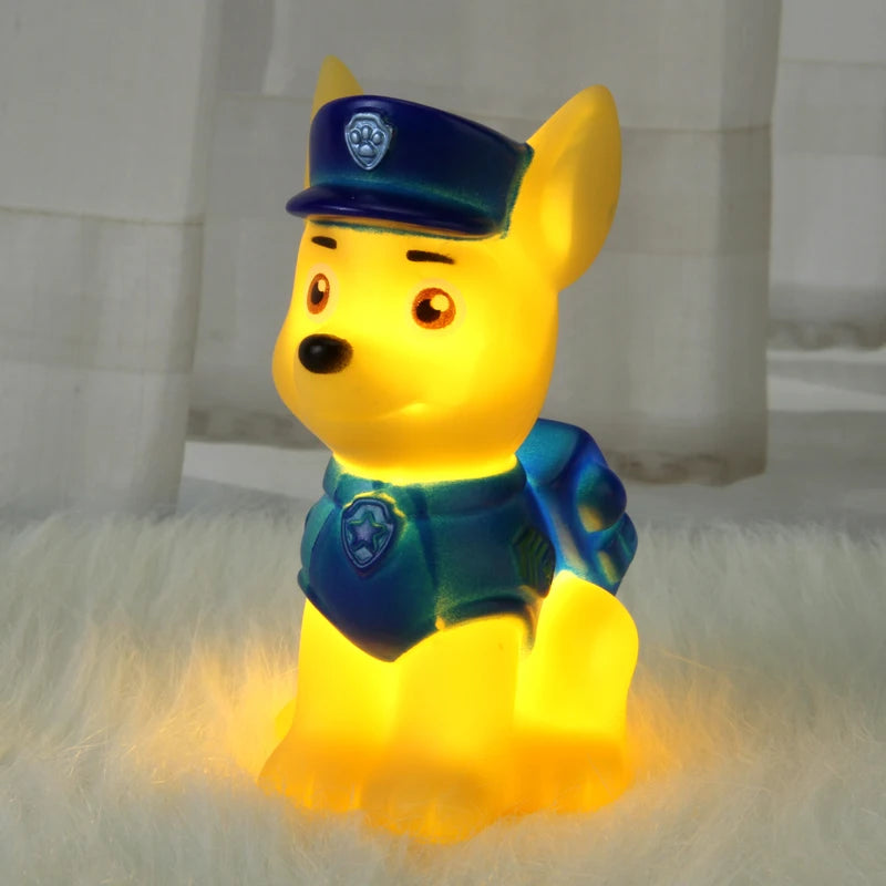 Veilleuse Pat' Patrouille : Jouet Amusant et Mignon, Lampe de Chevet Créative Lumineuse, Motif Adorable, Décoration de Chambre à Coucher, Ornement, Cadeau