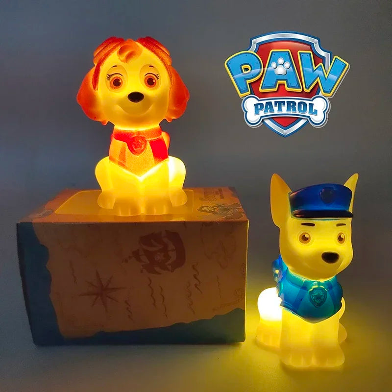 Veilleuse Pat' Patrouille : Jouet Amusant et Mignon, Lampe de Chevet Créative Lumineuse, Motif Adorable, Décoration de Chambre à Coucher, Ornement, Cadeau