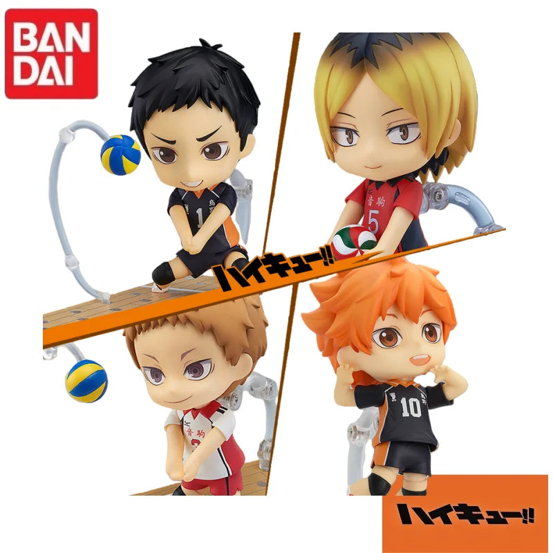 En Stock Original Bandai Gsc Nendoroid Haikyuu!! Shoyo Hinata Kageyama Tobio Kenma Kozume Version Q modèle de personnage à collectionner