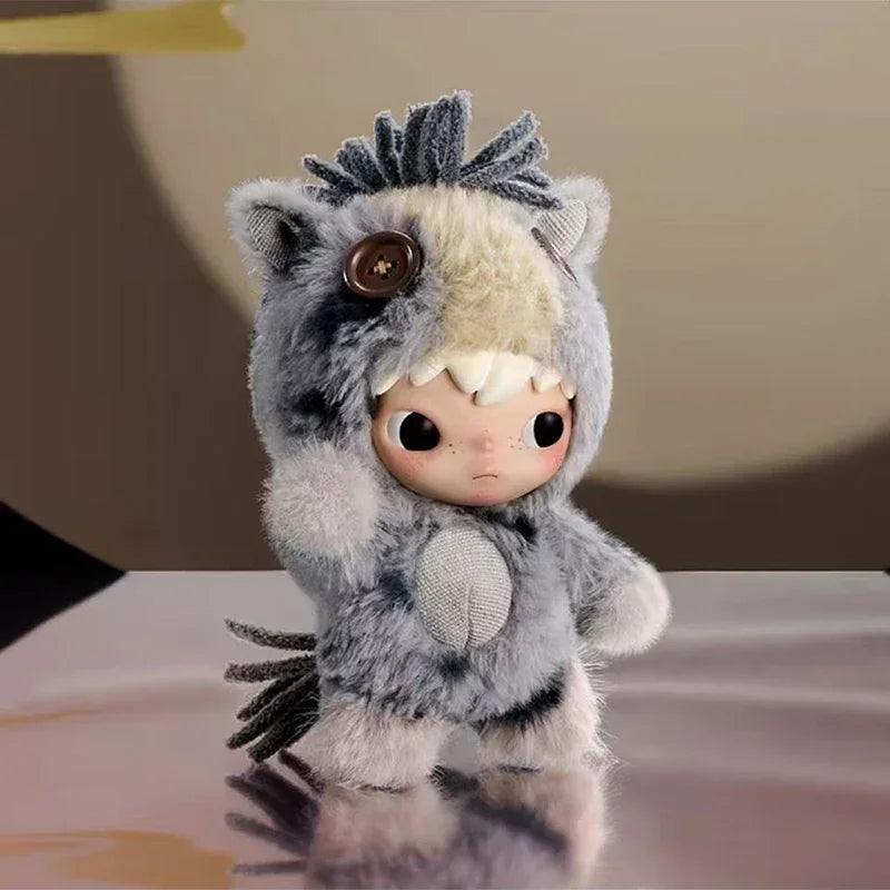 POP MART – pendentif en peluche en vinyle, série Have A Good Run, boîte aveugle, jouet mystère, Figurine, décoration de maison, ornement, véritable sac de devinettes
