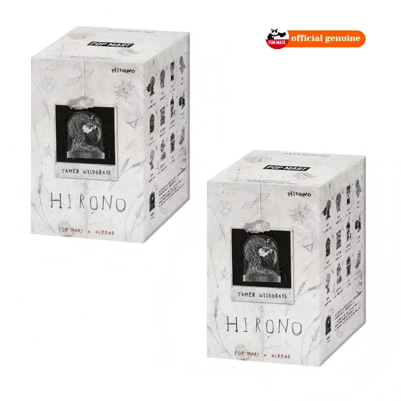 Nouvelle figurine authentique POP MART Hirono Tamed Wildgrass Series, boîte mystère tendance, poupée décorative, jouet de bureau, cadeau pour fille