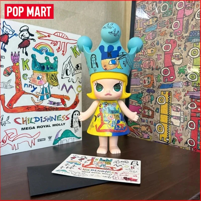 POP MART 400% ROYAL MOLLY SKULLPANDA Blanche-Neige Boule de Nénuphar Cœur Enfantin Princesse des Neiges Ornements Collection Cadeaux