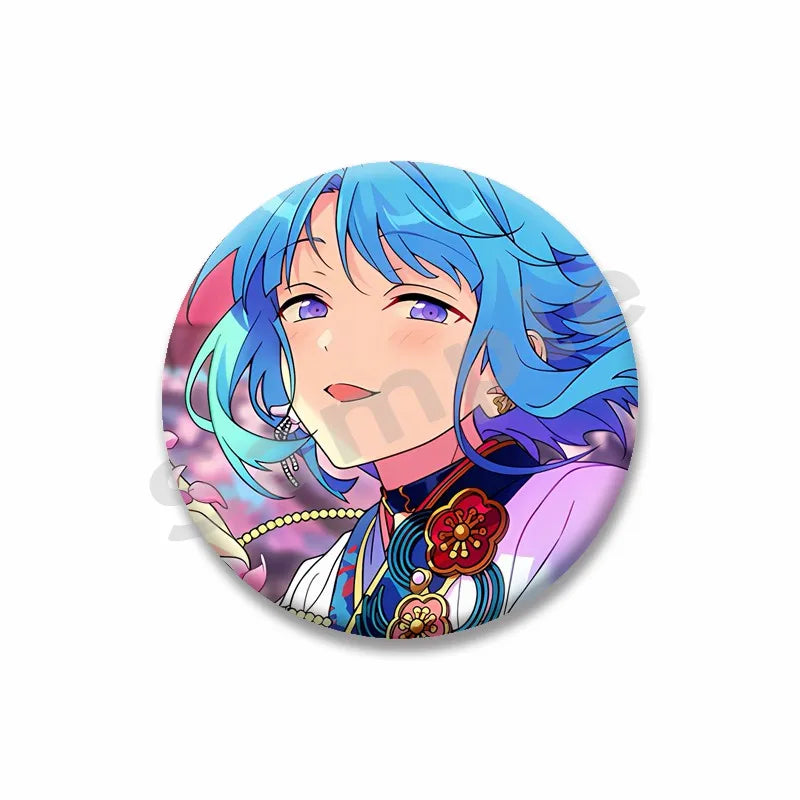 Ensemble étoiles Anime broche sur sac à dos dessin animé rôle Tatsumi Kazehaya Eichi Tenshouin Badge pour vêtements bijoux cadeau pour amis