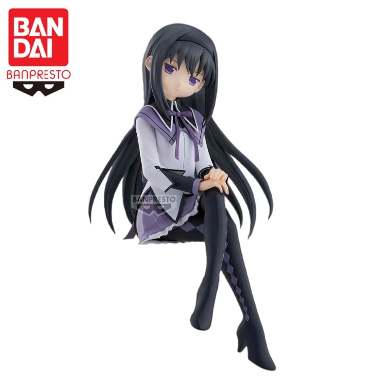 En stock, figurines originales Bandai Puella Magi Madoka Magica Kaname Madoka Miki Sayaka Rebellious Stories, modèles de personnages d'anime, jouets cadeaux