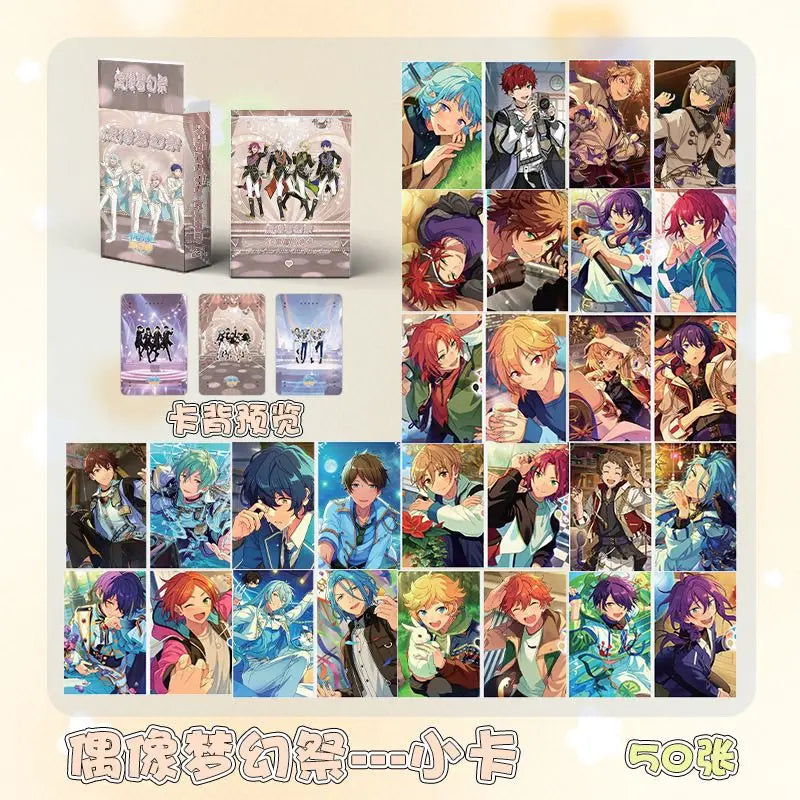 Ensemble de cartes Lomo Laser étoiles, 50 pièces, Sena Izumi Mika Kagehira HD, cartes photo pour Fans, cartes de Collection