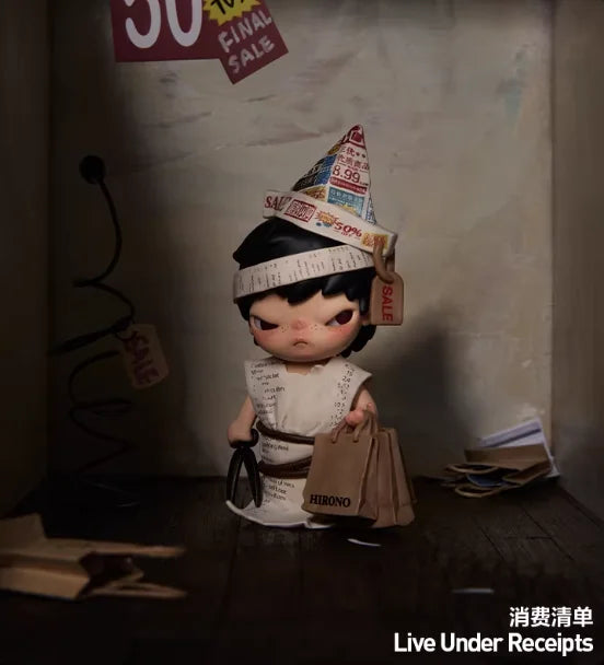 Nouvelle figurine authentique POP MART Hirono Tamed Wildgrass Series, boîte mystère tendance, poupée décorative, jouet de bureau, cadeau pour fille