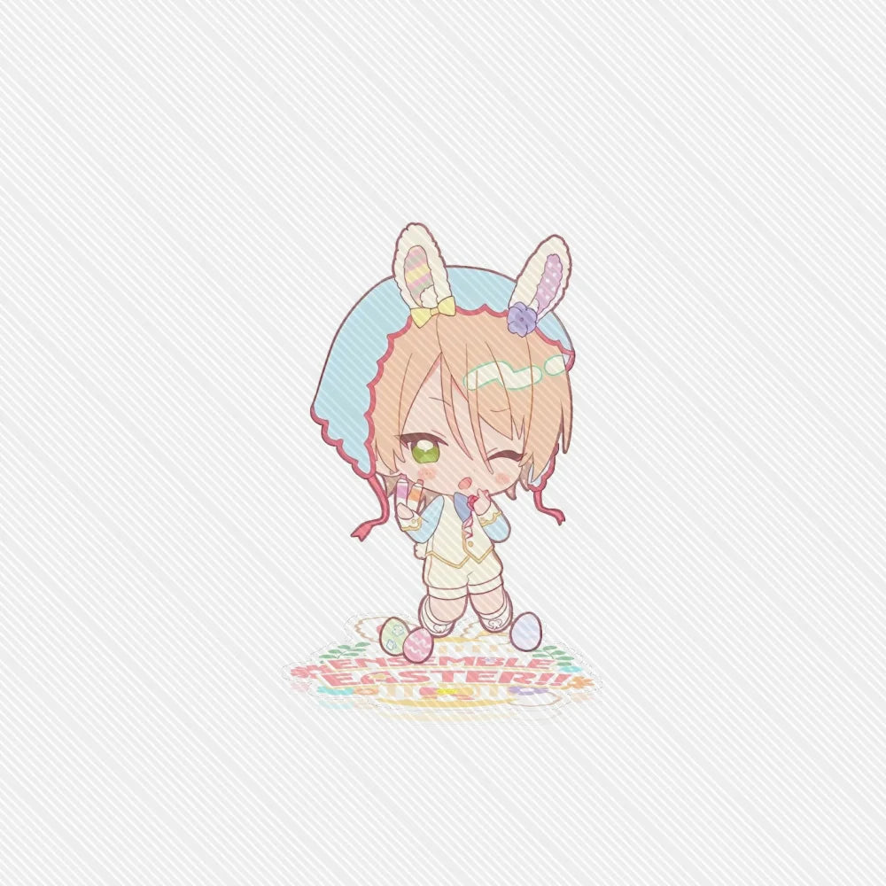 10CM Game Ensemble Stars!! Modèle de support en acrylique de Pâques, décoration de bureau, personnages de cosplay, accessoires d'ornement, bons cadeaux de Noël