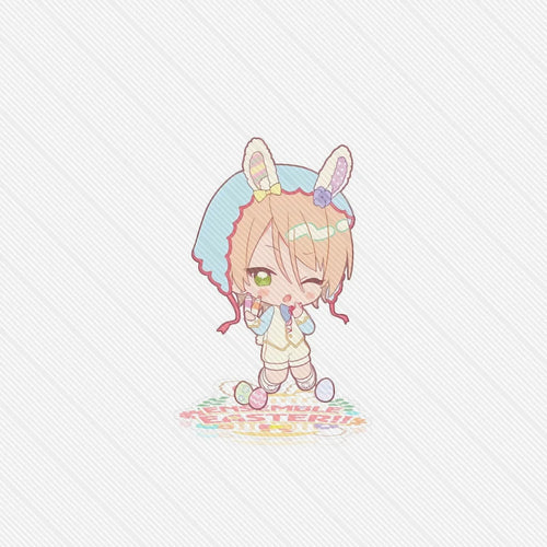 10CM Game Ensemble Stars!! Modèle de support en acrylique de Pâques, décoration de bureau, personnages de cosplay, accessoires d'ornement, bons cadeaux de Noël