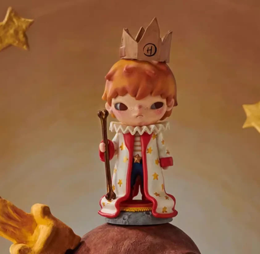 Figurine officielle authentique POP MART Hirono × Le Petit Prince, boîte mystérieuse, jouet mignon, boîte aveugle, cadeaux de vacances pour enfants