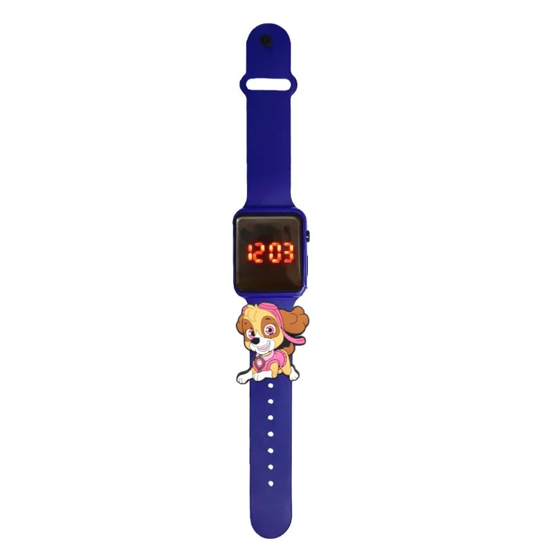 Dessin animé patte patrouille enfants montre montres de mode électronique affichage LED numérique montres étanche cadeau de vacances enfants montres