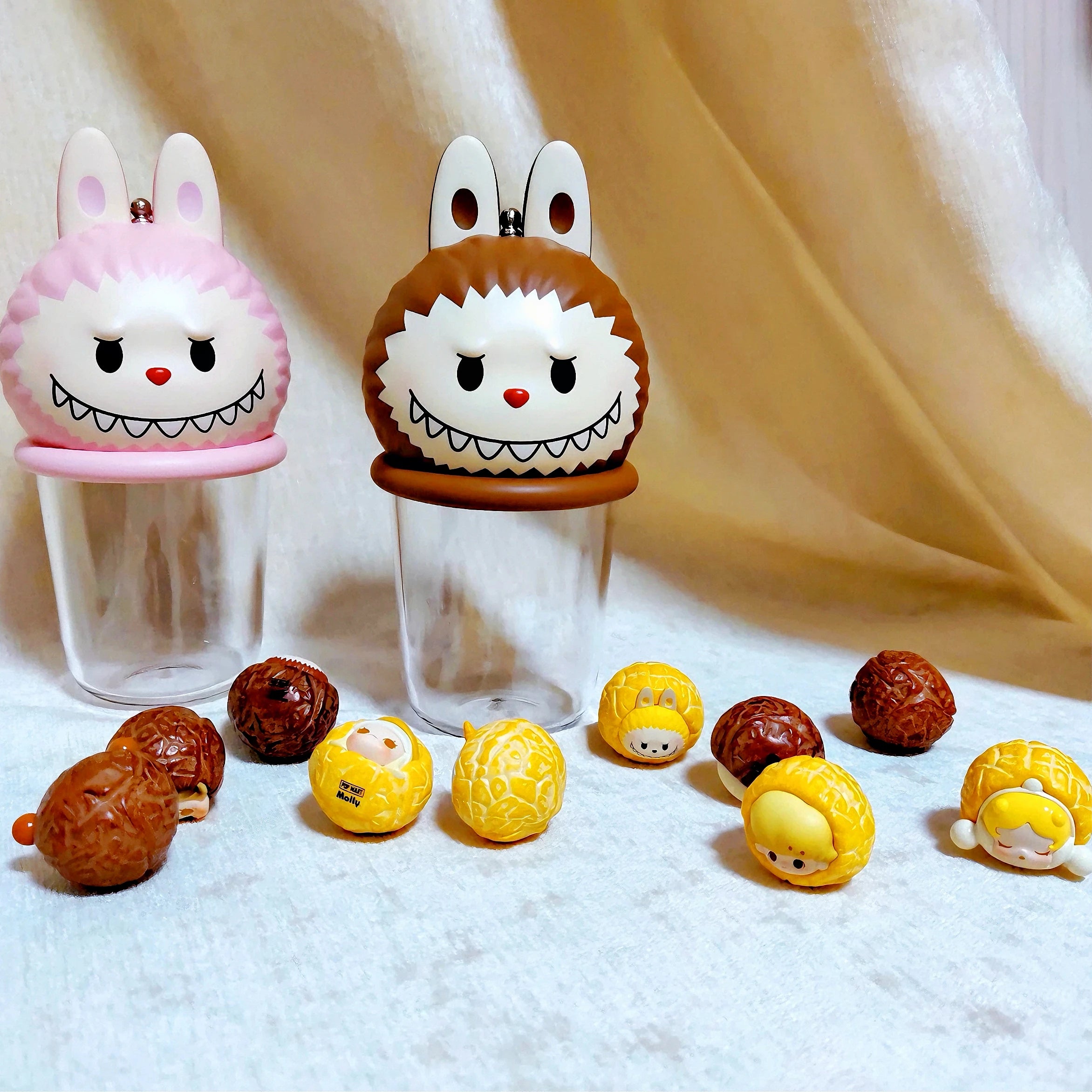 POP MART labubu Park – mini figurine originale, édition limitée, série pop-corn, jouets d'action, cadeau d'anniversaire Surprise