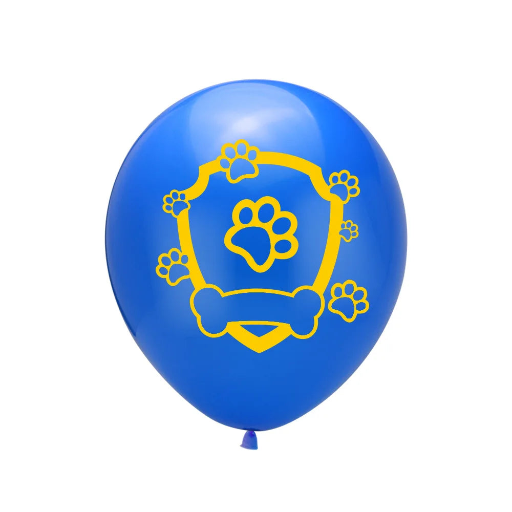 Ballons Pat'Patrouille en Latex de 12 Pouces, Décoration de ixd'Anniversaire, Dessin Animé, Chiot