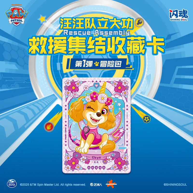 Cartes à collectionner PAW Patrol, la première série de sacs d'aventure, cartes à collectionner, cartes de collection, cartes cadeaux, jouets