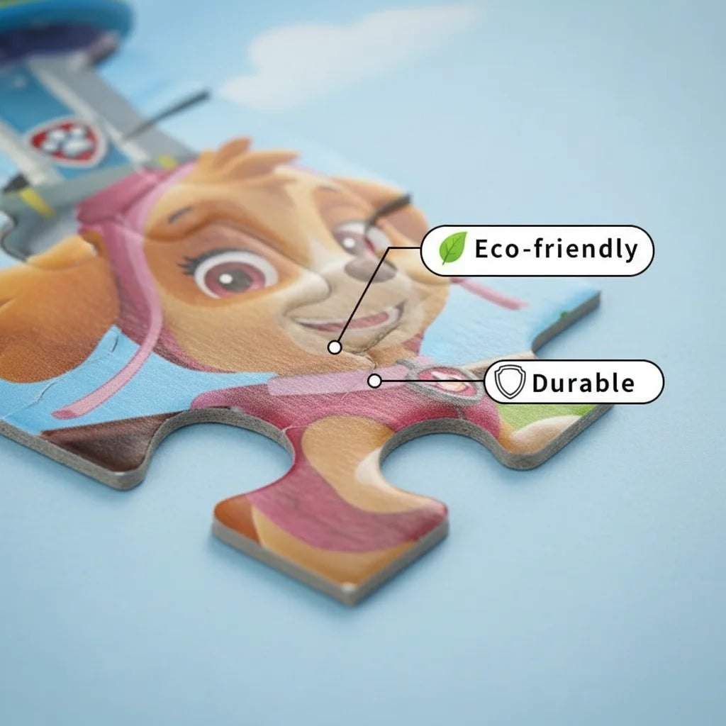 104 pièces Paw Patrol Puzzle pour enfants dessin animé patrouille canine Puzzles jouets éducatifs jeux d'apprentissage garçons filles cadeau