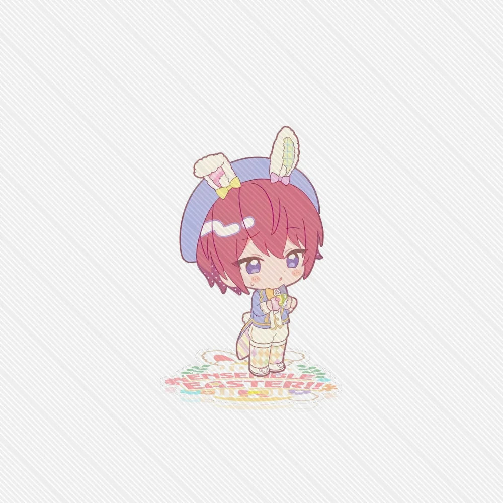 10CM Game Ensemble Stars!! Modèle de support en acrylique de Pâques, décoration de bureau, personnages de cosplay, accessoires d'ornement, bons cadeaux de Noël