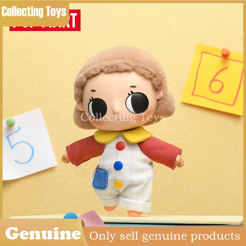 Figurine en peluche authentique Pop Mart Nyota Where Moments Meet Series, boîte mystère, jouet de collection en PVC, décoration de bureau, cadeau pour collectionneurs