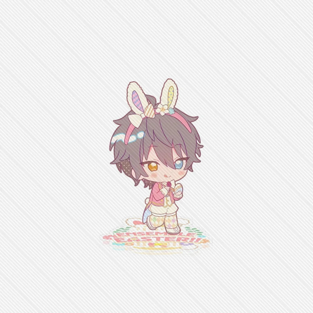 10CM Game Ensemble Stars!! Modèle de support en acrylique de Pâques, décoration de bureau, personnages de cosplay, accessoires d'ornement, bons cadeaux de Noël