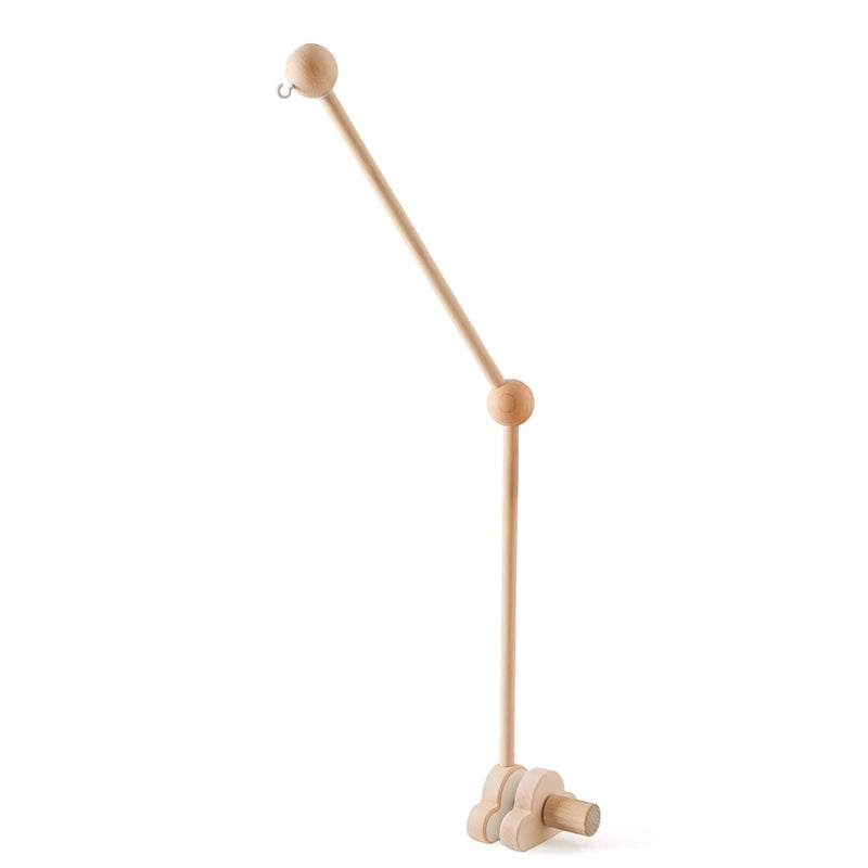 Mobile Musical en Bois pour Lit Bébé – Animaux Marins en Feutre, Hochet Suspendu Montessori