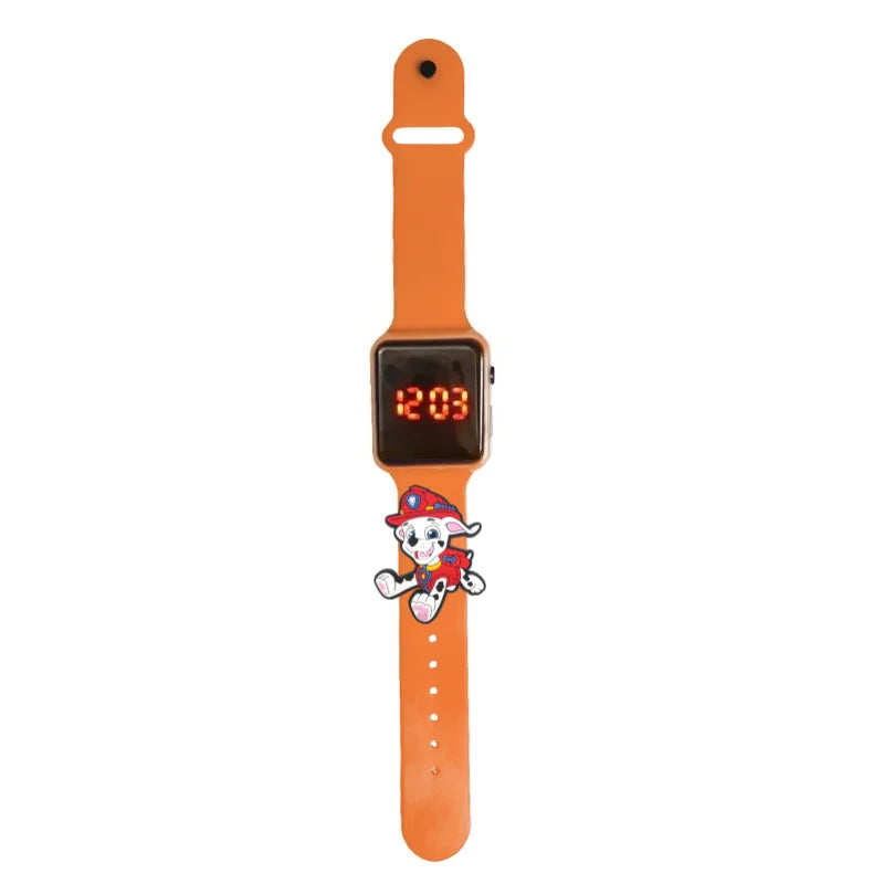 Dessin animé patte patrouille enfants montre montres de mode électronique affichage LED numérique montres étanche cadeau de vacances enfants montres