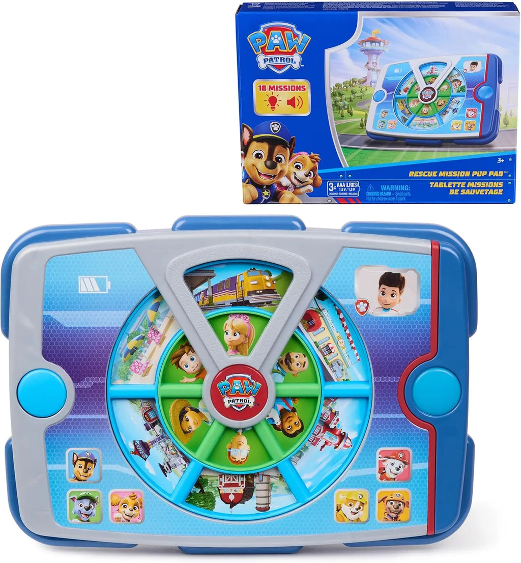 Jouet interactif Original PAW Patrol Rescue Mission Pup Pad avec lumières sons et musique, jeu de simulation, jouets pour enfants pour garçons et filles