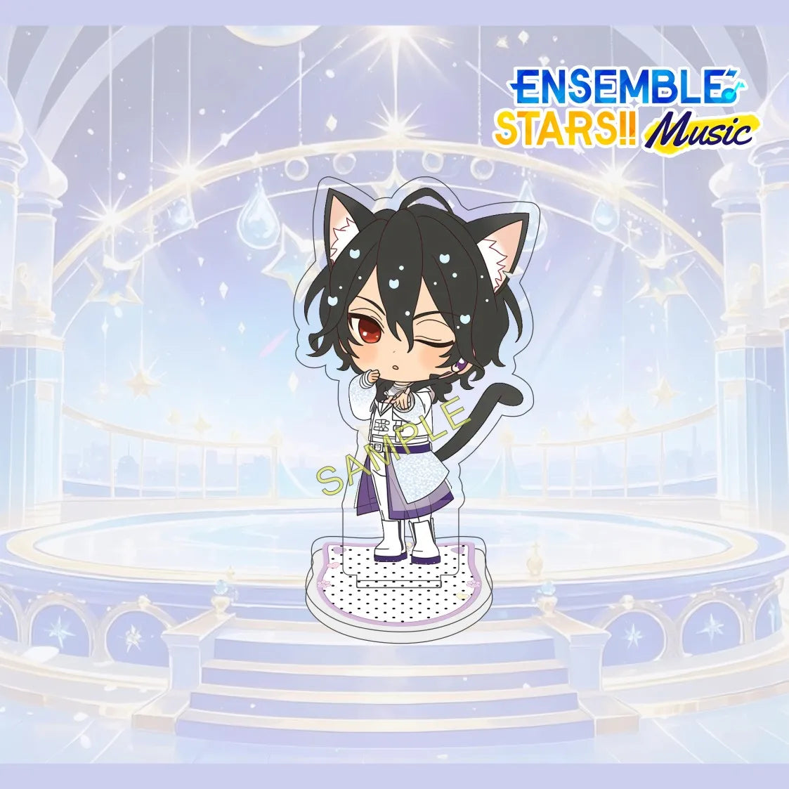 Figurine Acrylique 10 cm Ensemble Stars (Anime Game) – Personnage Complet Mignon – Décoration de Bureau – Collection Fan – Cadeau – Porte-clés