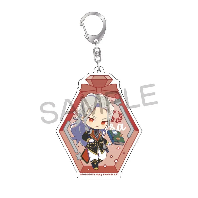 Ensemble Stars! Pendentif porte-clés en acrylique, version bouteille à message, pour sac, voiture, téléphone portable, cadeau pour amis et festivals
