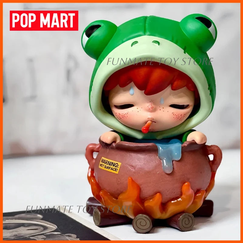 Nouvelle figurine authentique POP MART Hirono Tamed Wildgrass Series, boîte mystère tendance, poupée décorative, jouet de bureau, cadeau pour fille