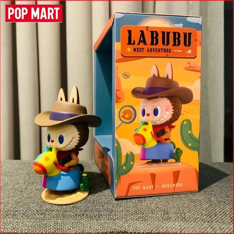 POP MART LABUBU Collection Limitée Elevator Début de la Série Field Trip Bob l'éponge Skateboard Sweet Clown