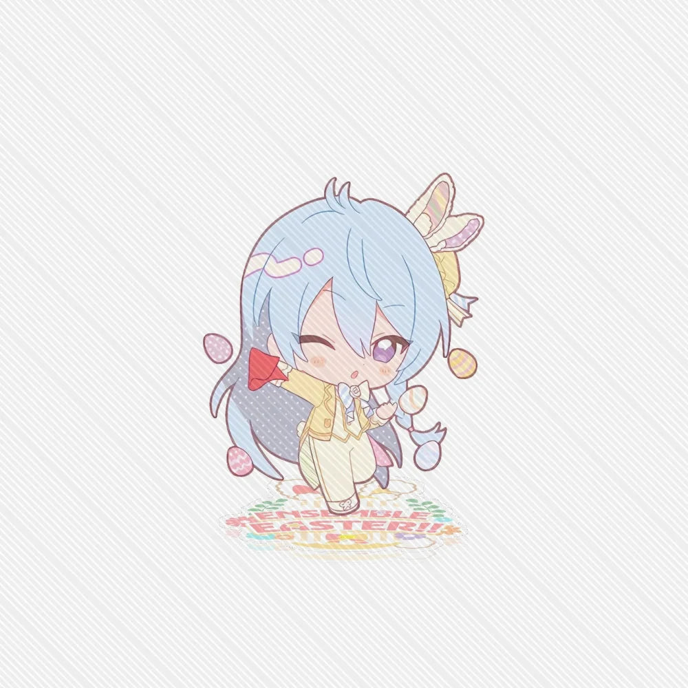10CM Game Ensemble Stars!! Modèle de support en acrylique de Pâques, décoration de bureau, personnages de cosplay, accessoires d'ornement, bons cadeaux de Noël