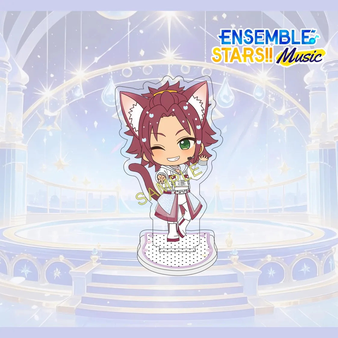 Figurine Acrylique 10 cm Ensemble Stars (Anime Game) – Personnage Complet Mignon – Décoration de Bureau – Collection Fan – Cadeau – Porte-clés