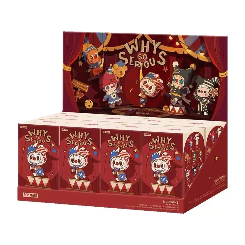 POP MART Original WHY SO SERIOUS Series Vinyl Dolls Mystery Blind Boxes Ornament Figurines For Desktop Decoration Birthday Gifts