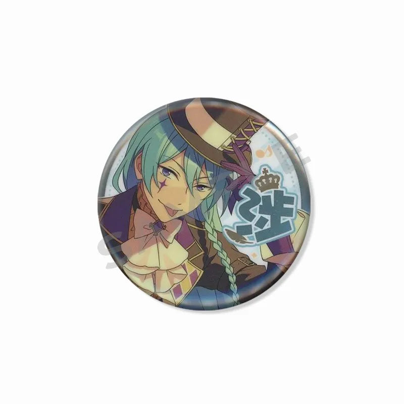 Ensemble étoiles Wataru Hibiki Badge mignon dessin animé idole broche bricolage Itbag vêtements chapeau accessoires Anime périphérique cadeau de collection