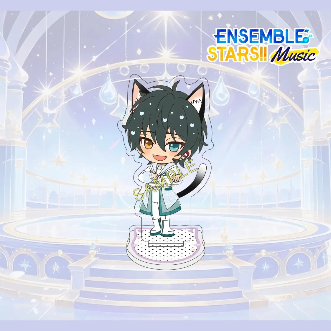Figurine Acrylique 10 cm Ensemble Stars (Anime Game) – Personnage Complet Mignon – Décoration de Bureau – Collection Fan – Cadeau – Porte-clés