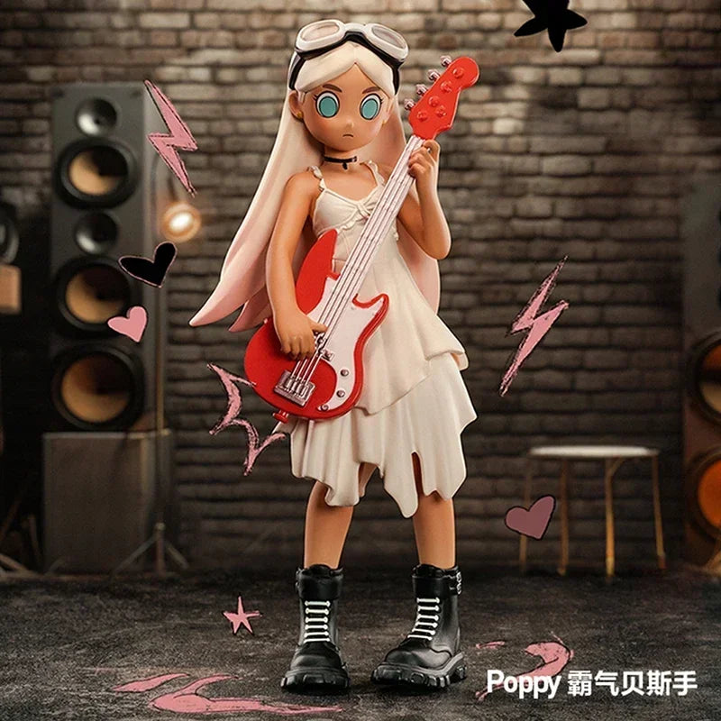 POP MART – boîte aveugle série Peach Riot Rise Up, boîte mystère, ornements Kawaii, Figurines, décoration de maison, modèle de bureau, poupées, cadeau pour filles